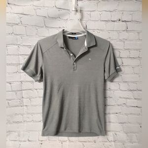 J.Lindeberg Slim Fit Golf Polo Grey Shirt Medium Resortwear